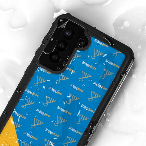 NHL St. Louis Blues Pattern Galaxy S24 Waterproof Case